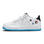 Nike Air Force 1 LV8 1 GS Happy Hoops Laste tossud Valge Mitmev&auml;rviline Wolf-Grey DM8088-100 35.5