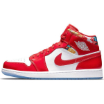 Air Jordan 1 Mid SE Barcelona Kampsun Meeste Tennised Punane T&scaron;iili-Punane Valge DC7294-600 43