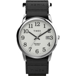 TIMEX EasyReader Meeste kvartskell mineraalklaasi, valge sihverplaadi ja messingkorpusega, TW2U84900 [Ehtne]