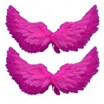 2 tk Ingli sulgedest tiivad naistele T&uuml;drukutele Haldja sulgede tiibadega kost&uuml;&uuml;m elastsete rihmadega Halloweeni Cosplay peolava esinemise rekvisiidiks