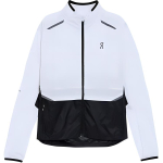 V&auml;rviline Blokk Lukuga Tr&uuml;kitud Logo Pikk Varrukas Retro Spordi Seisukrae Jakk Naiste Jakk Must Valge 1WE10370462 XS white