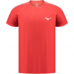 Mizuno Eliitne Hingav Kiiresti Kuivav L&uuml;hikese Varrukaga T-s&auml;rk Meeste topid Punane U2CA1A02-62 S