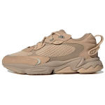 Adidas Originals Ozweego Meta Nahast Sporditrend Vastupidavad Madalad Vabaajajalatsid Unisex Vabaajajalatsid Beež HQ6327 36⅔