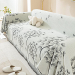 V&auml;rske diivanikatte riie pastoraalne stiil Four Seasons universaalne &scaron;enill, libisemiskindel diivanipadja kate Kassi kriimustusvastane diivanir&auml;tik 180*130cm