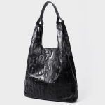 Ehtsast nahast naiste kott Moodne lehmanahast &uuml;he &otilde;laga crossbody kott Naiste k&auml;ekott Suur kott must