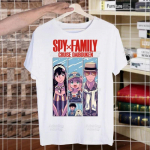 Spy X Family Spy Family Anya Iroonia T-s&auml;rk Meeste S&auml;rk Harajaku Meeste Vabaaja Yor Forger Loid Forger Bond Forger T-s&auml;rk L&uuml;hikeste Varrukatega Topid S