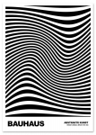 Plakat czarno biały bauhaus 30x40 cm