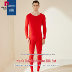 Pierre Cardin Men's De Velvet Cashmere Silk Blend Thermal Underwear Set L (121-143 lbs)