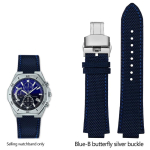 Uus Nailonist L&otilde;uend Nahast P&otilde;hjaga K&auml;ekella Rihm Casio Edifice Seeria GST-B400 EFB-680 ECB-10D Kellarihm Silikoonrihm K&auml;epael 26mm-14mm black