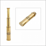 Kuningliku merev&auml;e 12-tolline t&auml;ispikk k&auml;eshoitav kokkupandav messingist teleskoop Vintage Marine Spyglass Pirate monokulaar