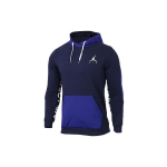 Air Jordan Logo V&auml;rviplokk Kapuutsiga Topp Meestele Sinine 939987-416 XXXL