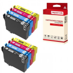 Cartouche pour EPSON 503XXL 503 XXL Piments Compatible Multipack x 8 - NOPAN-INK Expression Home XP-5200, Expression Home XP-5205,