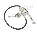 PCP &otilde;huga t&auml;itmise jaam t&auml;itmise adapter 5000psi Paintball &otilde;hup&uuml;ssile SCBA Paintball HPA paak 24 voolikuga Must+H&otilde;be