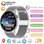 2025 NFC nutikell Amoled HD GPS j&auml;lgib sporti s&uuml;dame l&ouml;&ouml;gisagedus Bluetooth k&otilde;ne veekindel naiste nutikell Huawei Xiaomi jaoks Mesh Belt