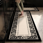 K&ouml;&ouml;gip&otilde;randamatt, libisemiskindel, &otilde;likindel, vett absorbeeriv ja mustust h&uuml;lgav diatomiitvaip, kodukaunistus 40X60CM (1.3X2FT