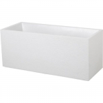 Jardini&egrave;re - EDA - Graphit - 98 L - 99,5 x 39 x H. 43 cm - Blanc C&eacute;rus&eacute; valge