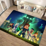 Stiilne 3D M-C Pikselkunsti Vaip Elutuba Magamistuba Vaip Lihtsalt Puhastatav Vaip Vastupidav Mugav Diivani Tooli Kodu Dekoor 80x120cm
