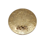 GUCCI k&otilde;rgekvaliteediline kuldne kaasaskantav meigipeegel, meigivahend kokkupandav peegel, parandusmeik, mugav kaasas kanda ja kingitus festivalideks kuld