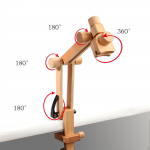 Adjustable Embroidery Hoop Stand, Easy to Use, Stable DIY Accessory 13cm x 44cm