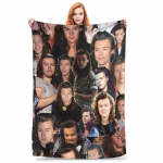 Harrystyles Tekk Pehme Soe Flanellist Visketekk Voodikate Voodi Elutuba Piknik Reisimine Kodu Diivan 30x40in