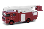Tiny City 1/100 Nr.05 Tulet&otilde;rje H&uuml;drauliline Platvorm (F58) Tulet&otilde;rjeauto Valatud Mudelauto white