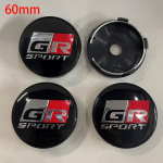 4 tk 60 mm/62 mm GR Sport Auto Velje Keskkattekate Ratta Kate Yaris Corolla C-HR RAV4 Camry Prado Prius Autotarvikutele