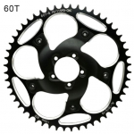 50T/52T/54T/56T/58T/60T ketiratta v&auml;nt Bafang Motor BBSHD 130BCD jaoks 60 must