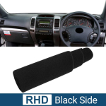 Toyota Land Cruiser Prado 120 FJ120 2003 2004 2005 2006 2007 2008 2009 Autode Armatuurlaud Katte P&auml;ikesekaitse Matt Tarvikud RHD Black Side gray