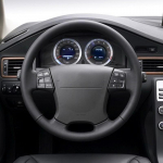 DIY kohandatud originaal auto rooliratta kate Volvo S80 2006-2009 XC70 2007-2010 V70 2009 nahkpunutis rooli jaoks Smooth black