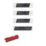 Glossy Black 3D ABS Letters MK5 MK6 MK7 MK7.5 Emblem for VW volkswagen GOLF Car Grille Bracket Badge Sticker Glossy black