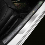 Auto uksel&auml;ve astumisevastased kleebised universaalse kaitsega autoukse kriimustusvastased kleebised NISSAN-Qashqai II jaoks must