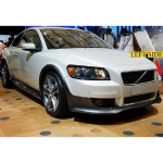 V&auml;rvitud Volvo C30 2006 2007 2008 2009 esipamperi esitulede pesuri katte jaoks ice white 614 Driver gray