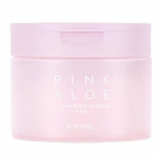 B.JEWEL Roosa Aaloe Puhastav Seerumipadi &ndash; Niisutav ja Rahustav Puhastaja, 60 Padi (180 ml) Cleansing Serum Pad 1
