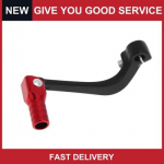 Foldable Motorcycle Gear Shifter Lever for Honda CRF110F 13-18 Black Red head
