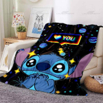 Moodsad animeeritud paaritekid, armsad koomiksiga lemmikloomade mustriga &otilde;hukesed flanelltekid, kaasaskantavad kodureisib&uuml;roo tekid 150x180cm