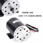 1000W 36V MY1020 harjadega alalisvoolumootor koos 25H 11T hammasrattaga elektrit&otilde;ukeratta, kardis&otilde;iduki, miniratta, ATV jaoks United States