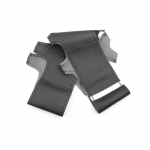 Car Accessories Steering Wheel Cover Microfiber Leather Interior Trim For Honda Fit Jazz City 2009-2013 ight 2010- 2014 black line-White