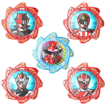 Abatarou Sentai Don Brothers Abatarou K&auml;igukomplekt 01 [BANDAI]