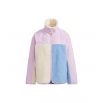 Adidas Originals Sherpa V&auml;rviplokk Vintage Spordijakk Seisva Kraega Naistele Jakid Roosa HE6587 34