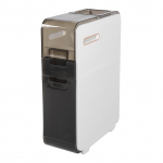 Kitsas vannitoakapp Plastikust Kitsas Vannitoa Hoiuruum Ruumis&auml;&auml;stlik P&otilde;randal Seisev K&uuml;ljepaneel V&auml;ike Hoiukapp Tualeti jaoks Valge