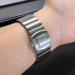 Titaanist rihm Samsung Galaxy Watch Ultra 2025 47mm jaoks Luksuslik meeste rihm SAMSUNG ULTRA 2024 47MM jaoks Roostevabast terasest pandla Correa Galaxy Watch Ultra h&otilde;be