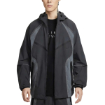 Nike Windrunner Kiirkuiv Hingav T&auml;is-T&otilde;mblukuga V&auml;rviplokk Tuulejope Meeste jakid IU7497-060 S black