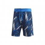 Adidas Kirjaliku Prindiga Elastse V&ouml;&ouml;kohta Tasase Nurgaga Ujumisp&uuml;ksid Meestele Ujumisp&uuml;ksid Sinised FJ3908 29