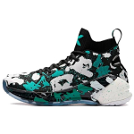 Anta KT4 Still Water Mismatched Trendy Cushioning Slip Resistant High top Basketball Shoes Men's Black White Green 11841101-16 45