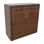 Gaasim&otilde;&otilde;turi kate plastikust 250*600*600mm pruuni tagak&uuml;ljega - Dg P60*60Br