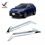 Toyota Corolla Cross  2024 kerekomplekt Eesmise iluv&otilde;re Kaitseraua kaunistusribad Kroomitud V&auml;lispind Auto tuuningtarvikud not suitable for the