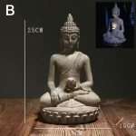 Vaikne P&auml;ikese Budda Kuju Aia Kaunistus Valgustatud Zen Aasia Jaapani Aia Kaunistus V&auml;lisukse Esik Terrass Hoov Skulptuur B