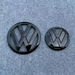 Kuumaks VW T5 T6 Autokatte Esiv&otilde;re Embleem Tagumine Pagasiruumi Logo Kate Kaunistus Volkswagen Transporter T5 T6 2010-2020 sportva Glossy Black