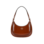 Tory Burch Robinson Magnetkinnitusega Nahast K&auml;ekott K&uuml;ljekott Poolkuu Kujuline Tassikott &Otilde;lakott Naiste kotid Pruun 154729-223 Basic Set (Bag+Dust Bag)