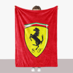 Ferrari SP1 812 F40 F12TDF SF90 jaoks Flanellist Tekk &Uuml;li&otilde;pilaste Uinakud &Uuml;hiselamud Aastaringselt Sobiv Konditsioneeritud Ruumid &Otilde;huke Stiil 70x100cm red